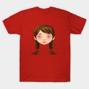 The woman is the same, only the eyes are different T-Shirt